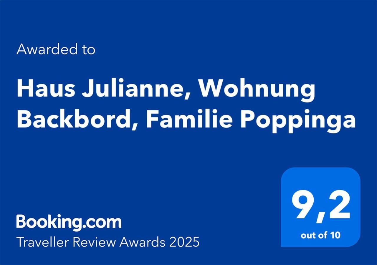Haus Julianne, Wohnung Backbord, Familie Poppinga Norderney Extérieur photo